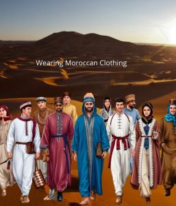 Wearing Moroccan Clothing